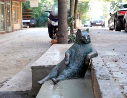 Томбили - памятник коту в Стамбуле