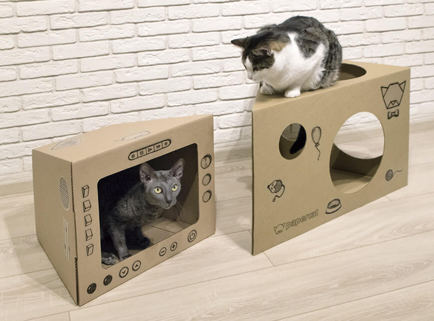 PaperCat – домики для кошек и людей